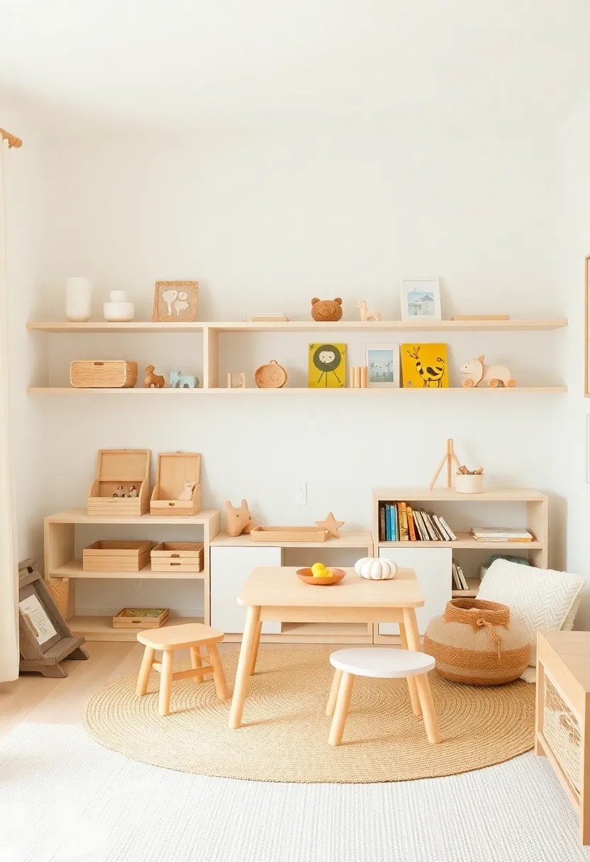 20 Fun Kids Room Ideas That'll Make Playtime Extra Special! - 11. Minimalist Montessori Room