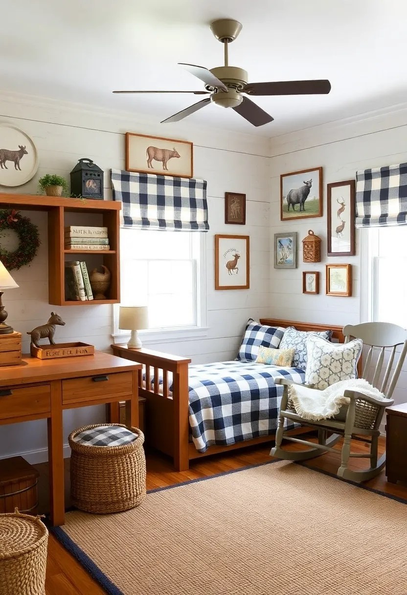 20 Fun Kids Room Ideas That'll Make Playtime Extra Special! - 14. Charming Farmhouse Style