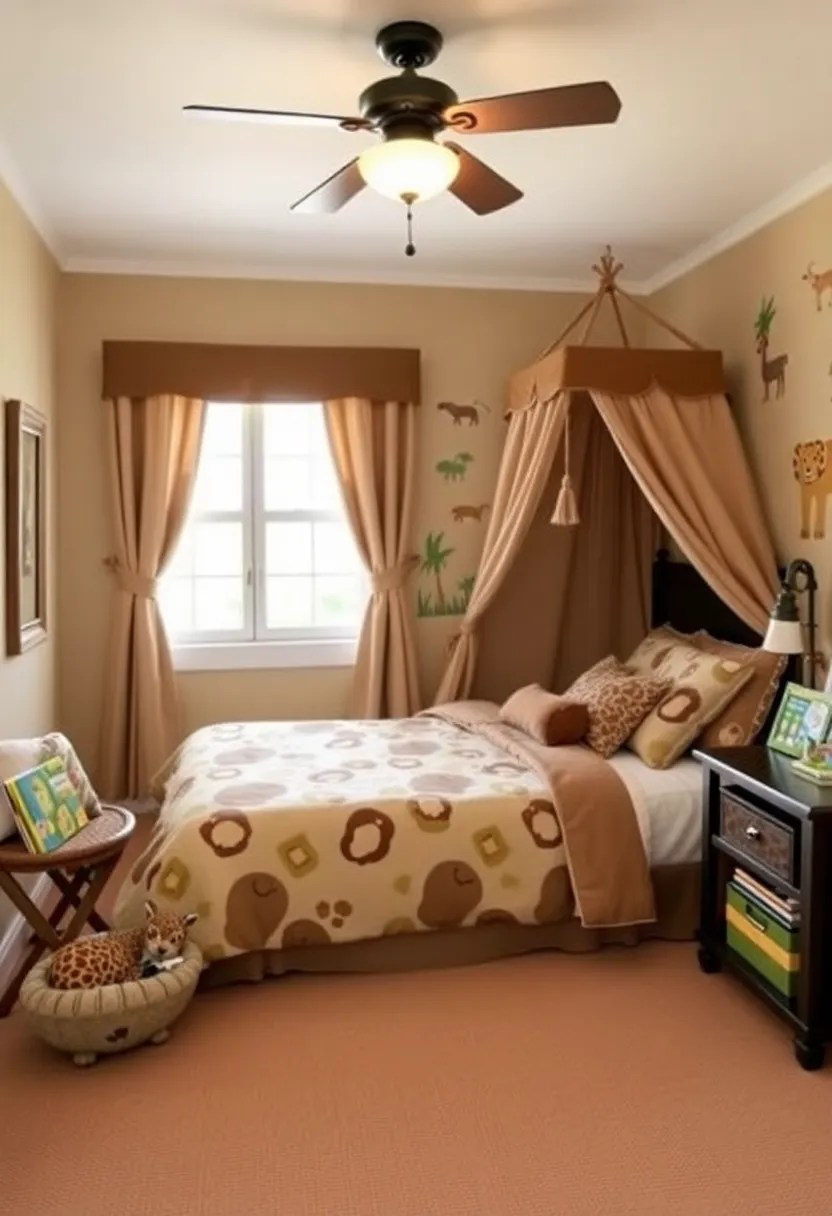20 Fun Kids Room Ideas That'll Make Playtime Extra Special! - 6. Adventure Safari Retreat