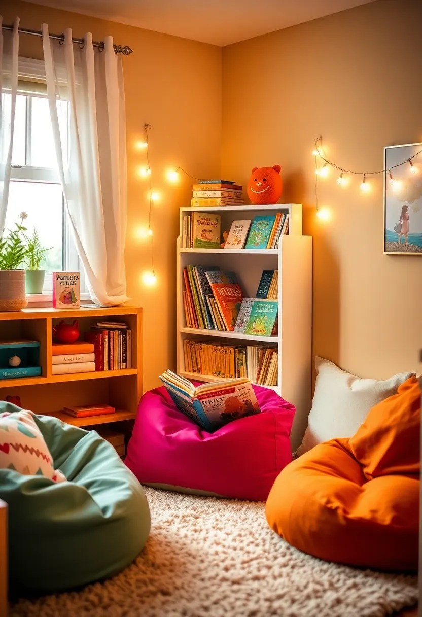 20 Fun Kids Room Ideas That'll Make Playtime Extra Special! - 7. Cozy Reading Nook